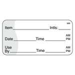 DAYMARK SAFETY SYSTEMS "Use By/Shelf Life" Labels, 2"x3", White, Removable, (500/Roll), Daymark 110342