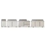 Delfield 4460NP-12M Refrigerated Counter, Mega Top Sandwich / Salad Un