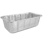 DURABLE PACKAGING INTER. Bread Loaf Pan, 2-LBS, Aluminum Foil, Rectangular, (500/Case) Durable Packaging 5100-35