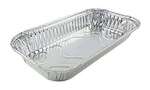 DURABLE PACKAGING INTER. Steam Pan, 3-LBS, Aluminum Foil, Oblong, Durable Packaging 5400-40