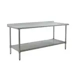 Eagle Group BPT-3024SEB-UT Work Table,  24" - 27", Stainless Steel Top