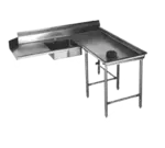 Eagle Group SDTCIR-120-16/4 Dishtable, Soiled "L" Shaped