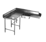 Eagle Group SDTCL-72-16/4 Dishtable, Soiled "L" Shaped