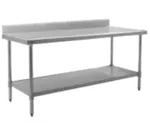 Eagle Group T2460SEM-BS Work Table,  54" - 62", Stainless Steel Top