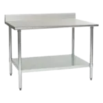 Eagle Group T2472B-BS Work Table,  63" - 72", Stainless Steel Top