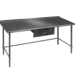 Eagle Group UT2424STEB Work Table,  24" - 27", Stainless Steel Top