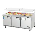 Everest Refrigeration EOTP3 Refrigerated Counter, Mega Top Sandwich / Salad Un