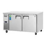 Everest Refrigeration ETWR2 Refrigerator, Undercounter, Reach-In