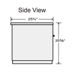 Falcon ABB-48G Back Bar Cabinet, Refrigerated