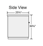 Falcon ABB-72GSS Back Bar Cabinet, Refrigerated