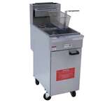 Falcon Fryer, 40 LB, Gas, 90,000 BTU, 2 Basket, FALCON EQUIPMENT AF-90-2000