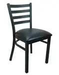 Falcon Chair Frame, Black, Metal, Ladder Back, No Seat, Falcon CH-10