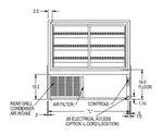 Federal Industries CGR3148 Display Case, Refrigerated Bakery