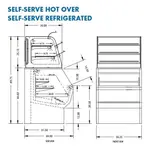 Federal Industries CH3628/RSS3SC Display Case, Refrigerated/Non-Refrig