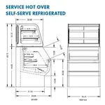 Federal Industries CH3628/RSS3SC Display Case, Refrigerated/Non-Refrig