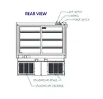 Federal Industries ITR3626 Display Case, Refrigerated, Drop In