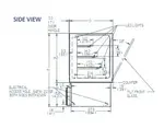 Federal Industries ITR3626 Display Case, Refrigerated, Drop In