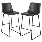 Flash Furniture 2-ET-ER18345-30-GY-GG Bar Stool, Indoor