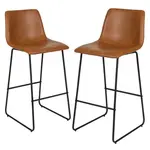 Flash Furniture 2-ET-ER18345-30-LB-GG Bar Stool, Indoor