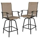 Flash Furniture 2-ET-SWVLPTO-30-GG Bar Stool, Outdoor