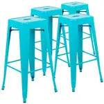 Flash Furniture 4-ET-31320-30-TL-R-GG Bar Stool, Stacking, Indoor