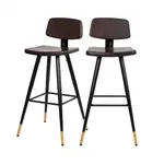 Flash Furniture AY-S02-BR-GG Bar Stool, Indoor