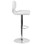 Flash Furniture CH-132330-WH-GG Bar Stool, Swivel, Indoor