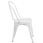 Flash Furniture CH-31230-WH-GG Chair, Side, Stacking, Outdoor