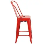 Flash Furniture CH-31320-24GB-RED-GG Bar Stool, Outdoor