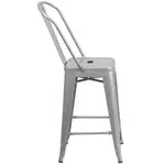 Flash Furniture CH-31320-24GB-SIL-GG Bar Stool, Outdoor