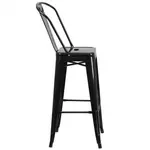 Flash Furniture CH-31320-30GB-BK-GG Bar Stool, Outdoor