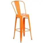 Flash Furniture CH-31320-30GB-OR-GG Bar Stool, Outdoor