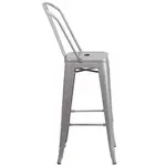 Flash Furniture CH-31320-30GB-SIL-GG Bar Stool, Outdoor