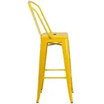 Flash Furniture CH-31320-30GB-YL-GG Bar Stool, Outdoor