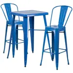 Flash Furniture CH-31330B-2-30GB-BL-GG Chair & Table Set, Outdoor