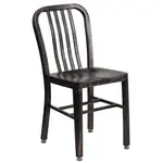 Flash Furniture CH-61200-18-BQ-GG Chair, Side, Outdoor