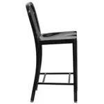 Flash Furniture CH-61200-24-BK-GG Bar Stool, Outdoor