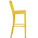 Flash Furniture CH-61200-30-YL-GG Bar Stool, Outdoor