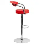 Flash Furniture CH-TC3-1060-RED-GG Bar Stool, Swivel, Indoor