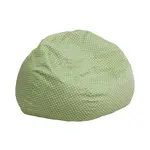 Flash Furniture DG-BEAN-SMALL-DOT-GRN-GG Chair, Bean Bag