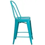 Flash Furniture ET-3534-24-CB-GG Bar Stool, Outdoor