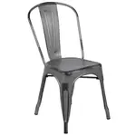 Flash Furniture ET-3534-SIL-GG Chair, Side, Stacking, Outdoor