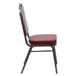 Flash Furniture FD-C01-SILVERVEIN-BURG-VY-GG Chair, Side, Stacking, Indoor