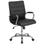 Flash Furniture GO-2286M-BK-GG Chair, Swivel