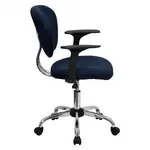 Flash Furniture H-2376-F-NAVY-ARMS-GG Chair, Swivel