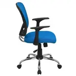 Flash Furniture H-8369F-BL-GG Chair, Swivel