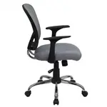 Flash Furniture H-8369F-GY-GG Chair, Swivel