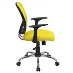 Flash Furniture H-8369F-YEL-GG Chair, Swivel