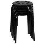 Flash Furniture LE-S1-BLACK-GG Bar Stool, Stacking, Indoor