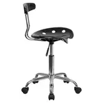 Flash Furniture LF-214-BLK-GG Chair, Swivel